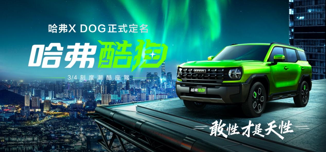 哈弗X DOG正式定名哈弗酷狗